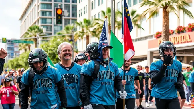 Florida Panthers Parade 2025 Celebrates Team's Championship Win -> Desfile de los Panteras de Florida 2025 Celebra el Grito del Campeonato del Equipo